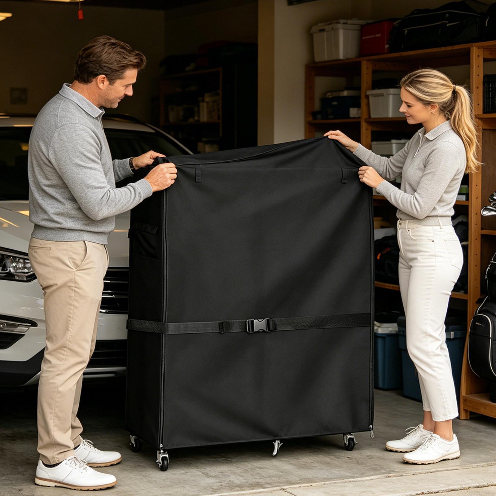 Golf Equipment Garage Storage - Dust Cover For Golf Storage Rack