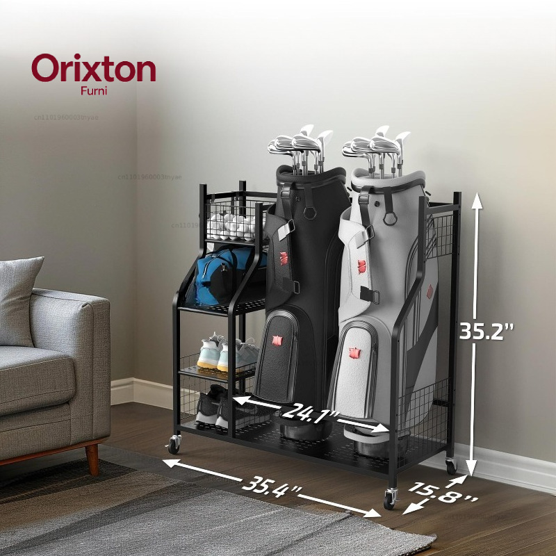Golf Bag Storage Rack, Club Di - Golf Equipment Garage Storage review and price