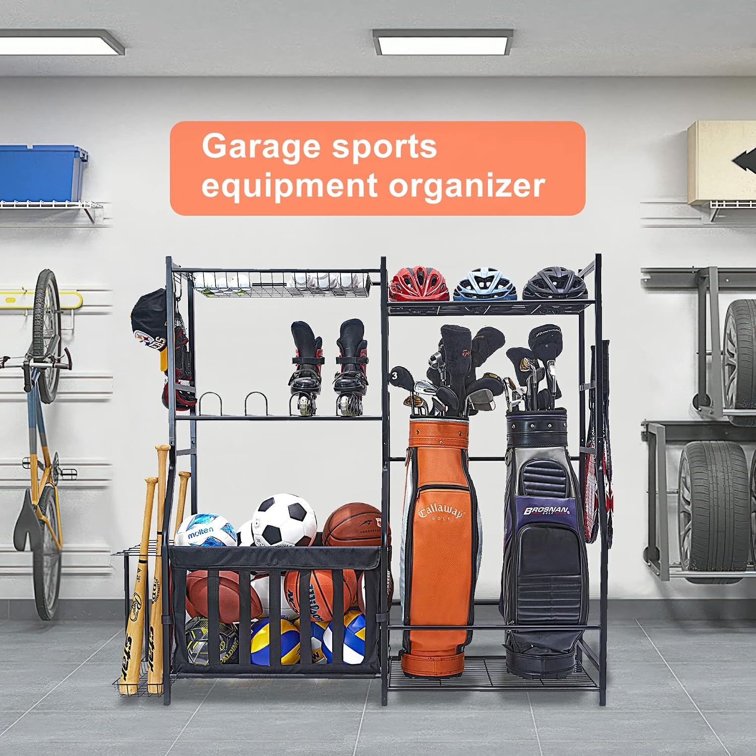 Garage Sports Equipment Storag - Golf Equipment Garage Storage review and price