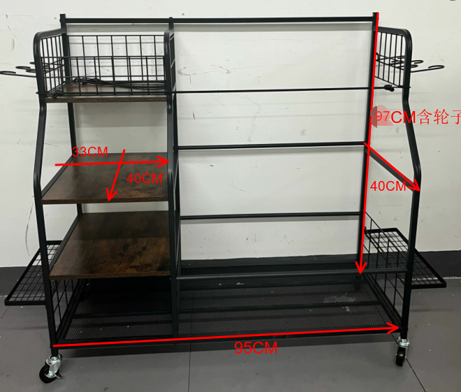 Rolling Golf Storage Rack Gara - Golf Equipment Garage Storage review and price
