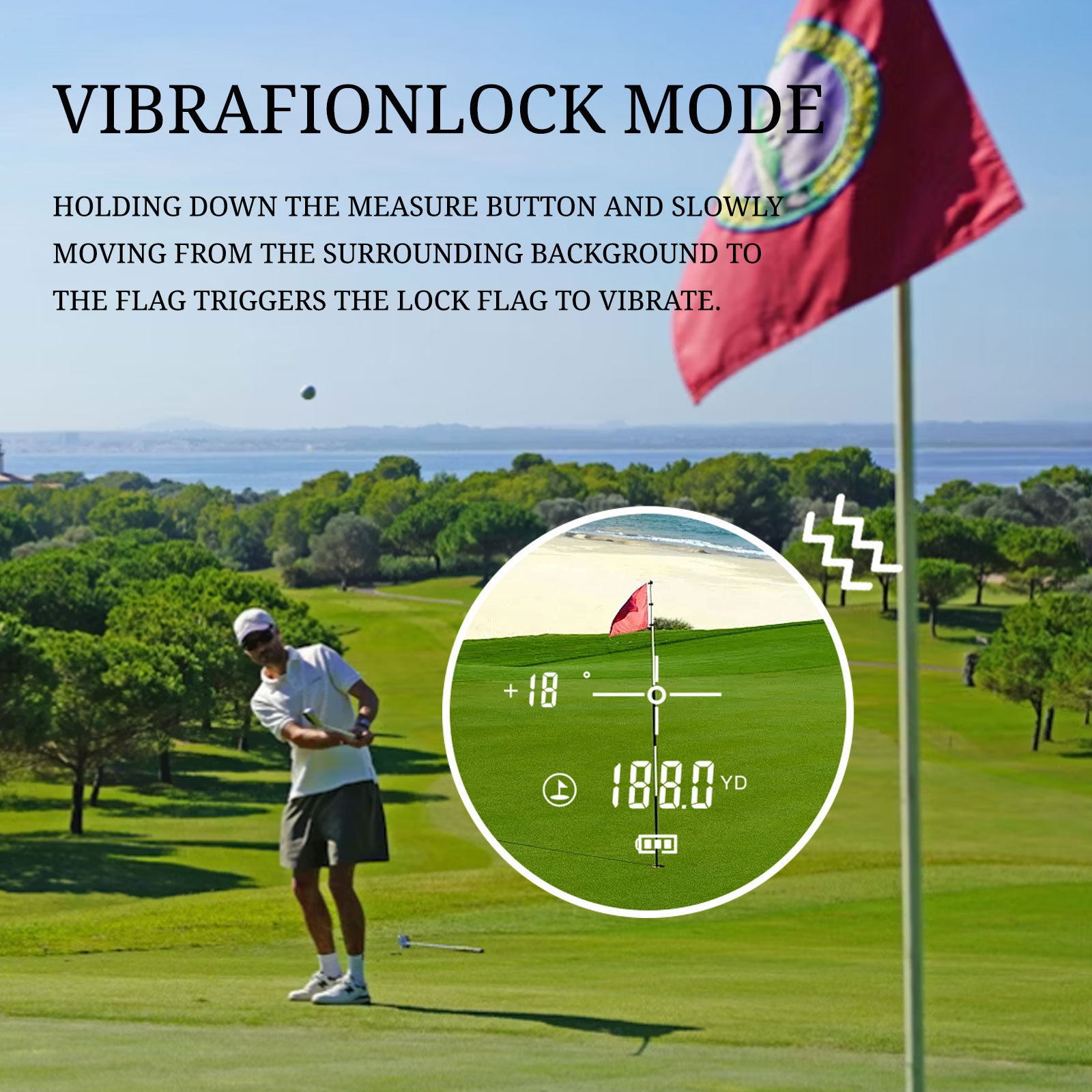 Rechargeable Slope Adjusted Fl - Rangefinder Laser Golf review and price