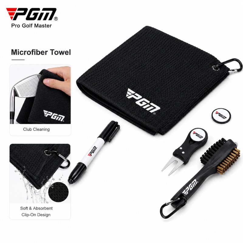 PGM Golf Club Cleaning Kit Mic - Ball Marker Set review and price