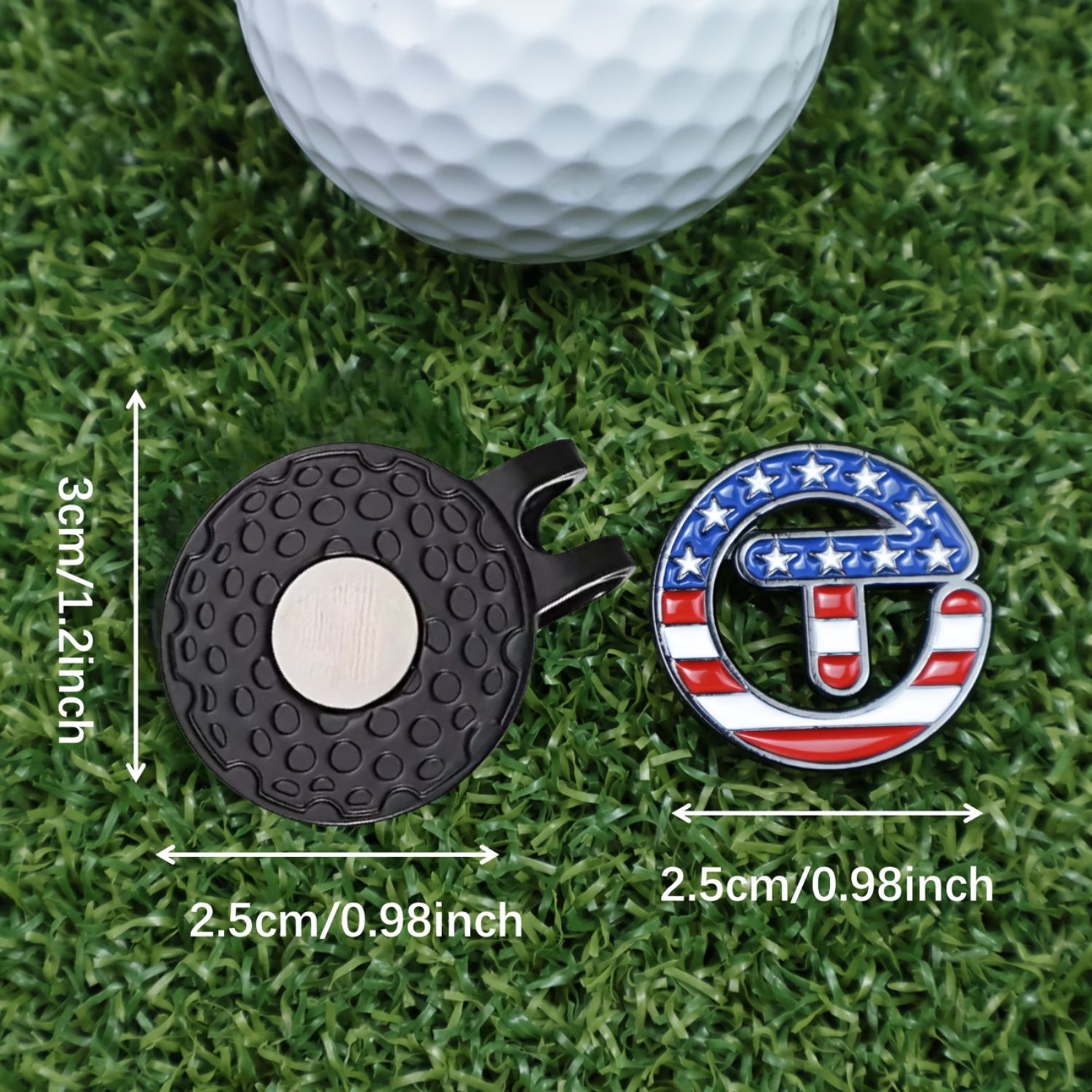 USA Themed Stars Stripes Golf  - Ball Marker Set review and price