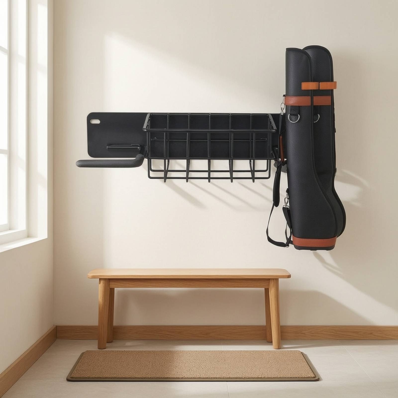 Golf Storage Rack Wall-Mounted - Golf Equipment Garage Storage review and price