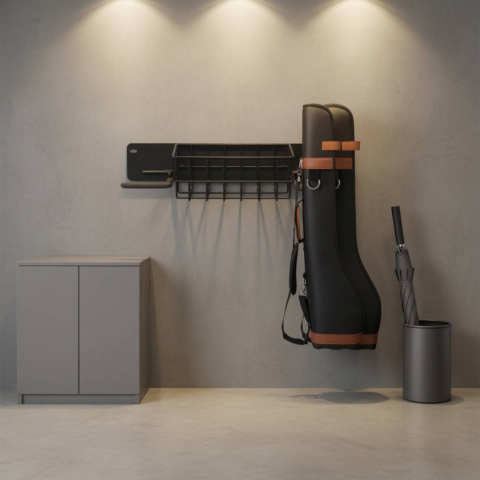 Golf Storage Rack Wall-Mounted - Golf Equipment Garage Storage review and price
