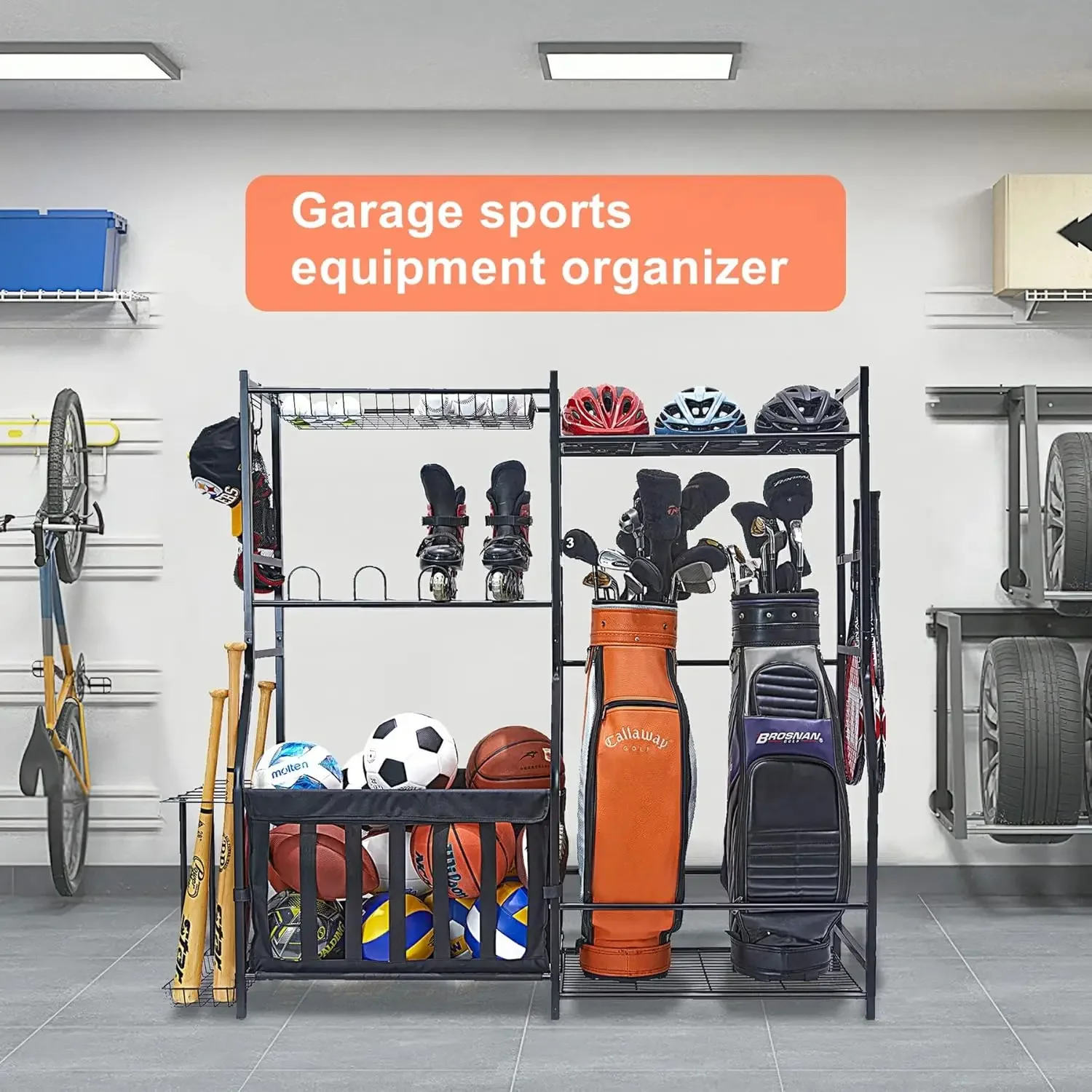 Garage Sports Equipment Organi - Golf Equipment Garage Storage review and price