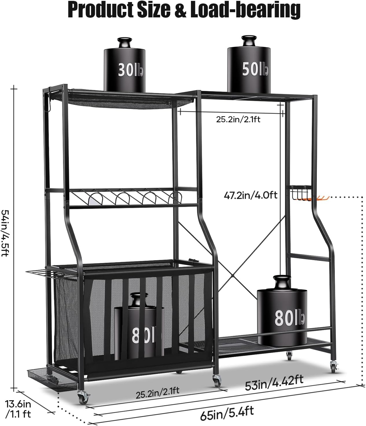 Garage Sports Equipment Organi - Golf Equipment Garage Storage review and price