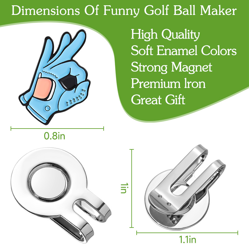OK Sign Golf Hat Clip Ball Mar - Ball Marker Set review and price